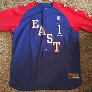 Rare NBA All-Star Nike warmup jersey, never worn